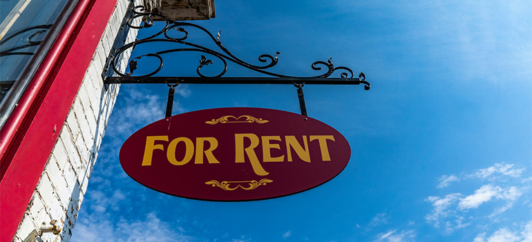 for rent sign