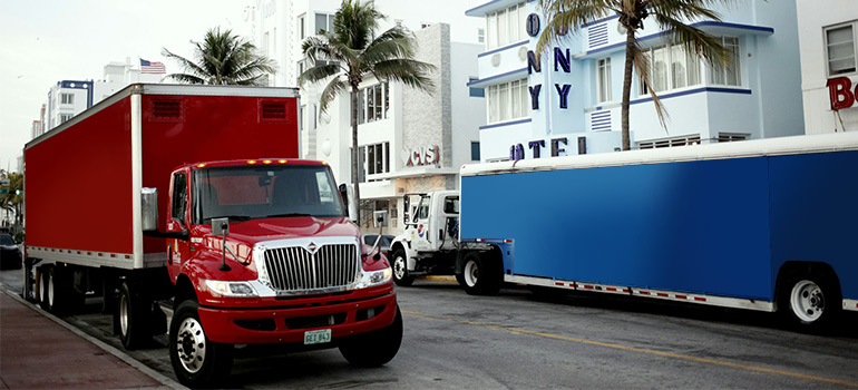 moving trucks trying to minimize neighbor complaints during your move