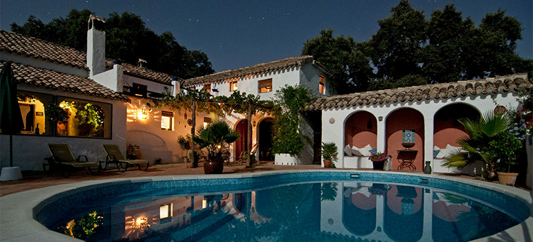 moving into a bigger home at night
