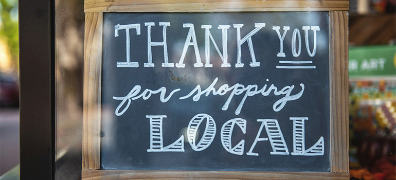 local store sign