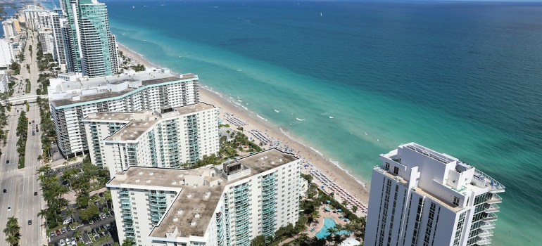 Enjoying the view after moving from Coral Gables to Hallandale Beach