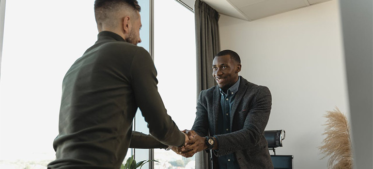 job interview after moving from Fort Lauderdale to Pompano Beach