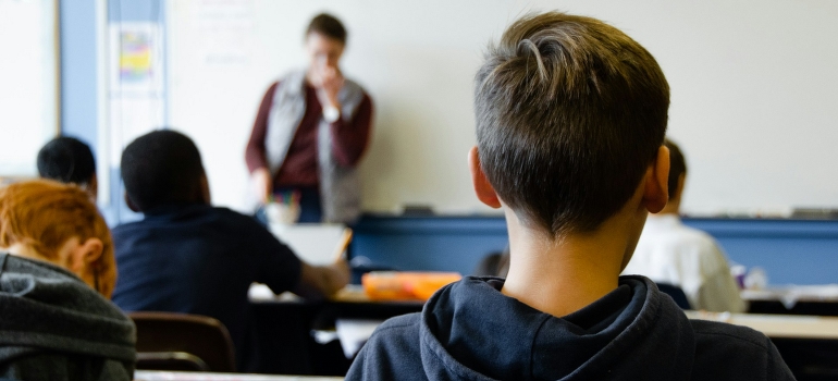 kids in class