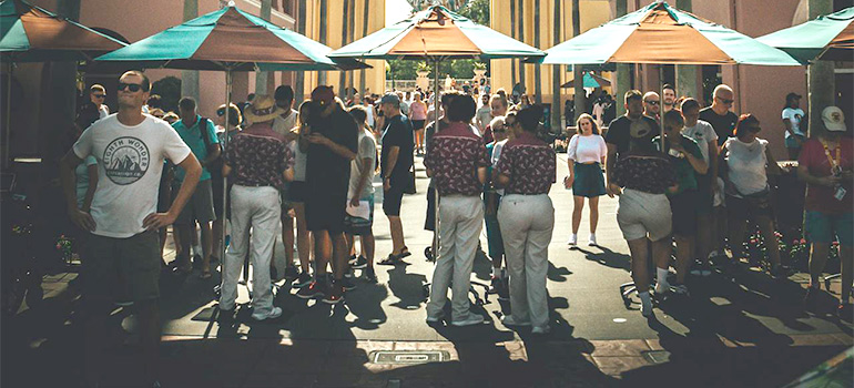 people in a bar