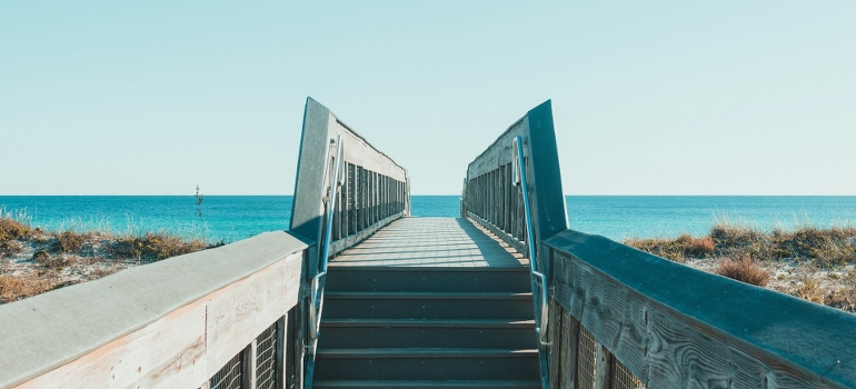 Henderson Beach State Park as one the top Florida attractions to explore while moving