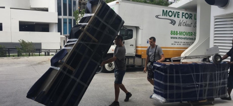 loading a moving truck