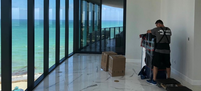 moving professional in action