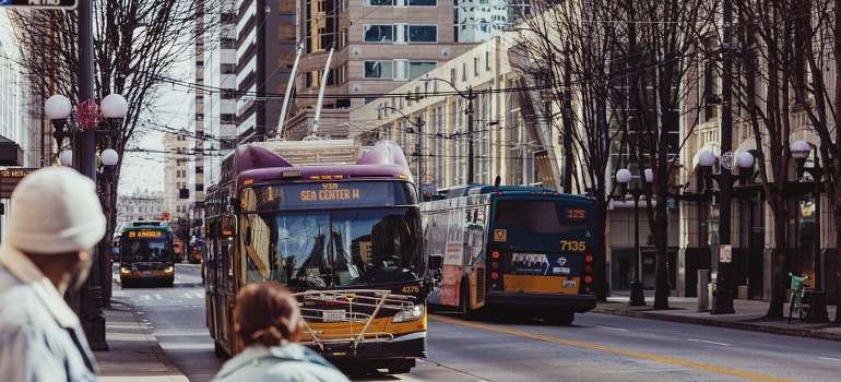 busses in Seattle