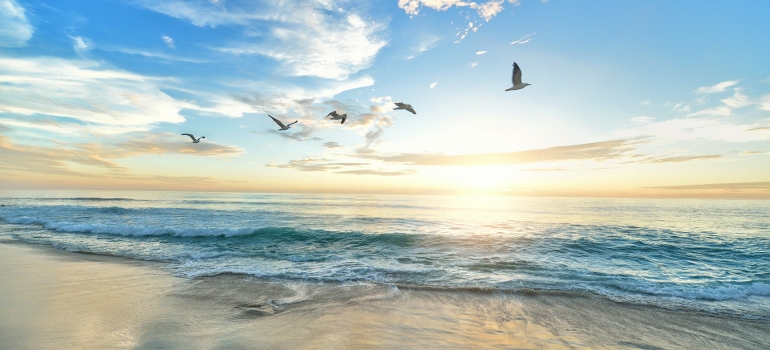 visiting beach while retiring in Sunny Isles Beach
