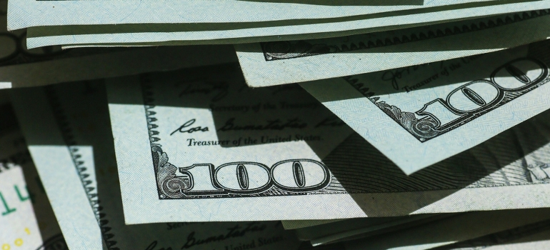 pile of money
