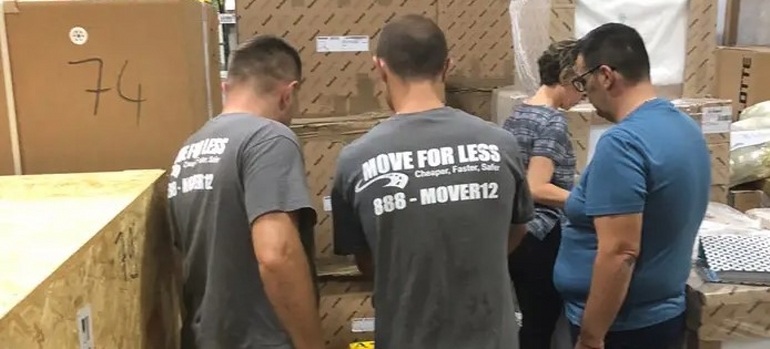 workers in storage Miami