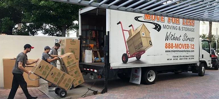 MMFL team loading a truck